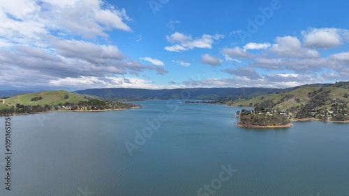 Aerial photo of Bonnie Doon Victoria Australia photo