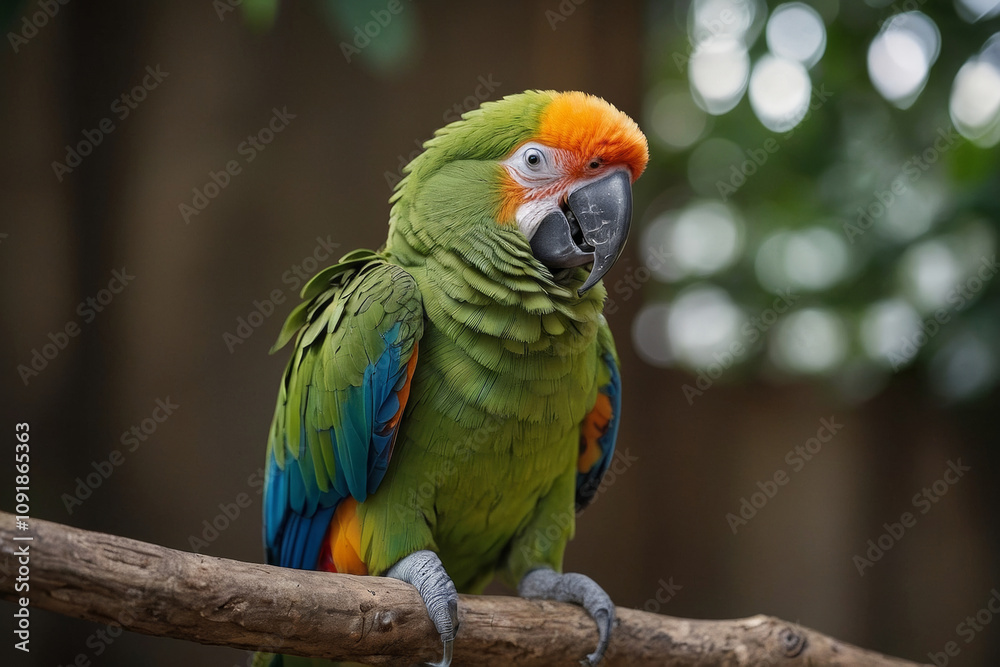 Fototapeta premium a cute parrot looking to you