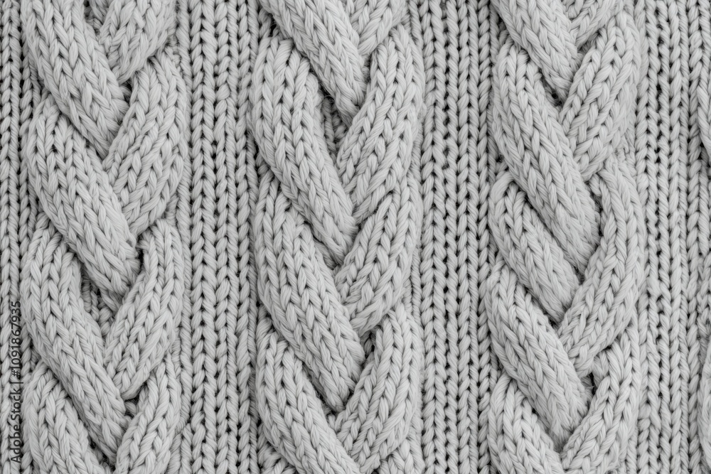 Seamless White Knitted Wool Textile Texture Seamless White Knitted Wool Textile Texture
