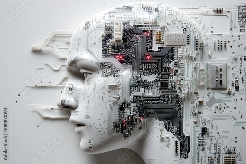 A computer chip is shown on a white background