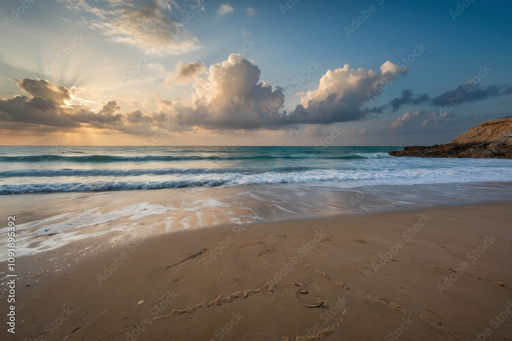 Fototapeta premium a delightful empty beaches