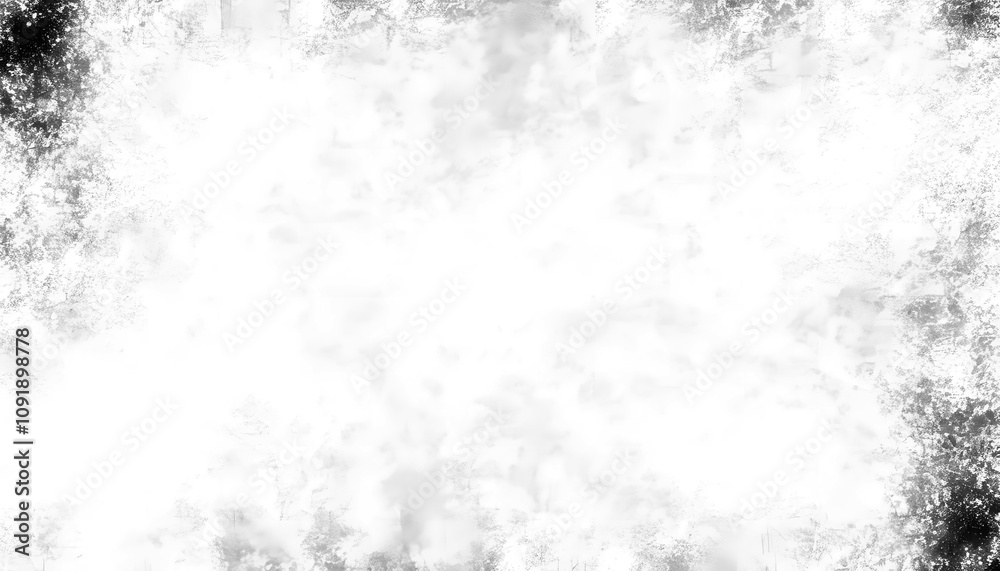 Obraz premium Distressed Black and White Grunge Texture, Isolated for Creative Design Use