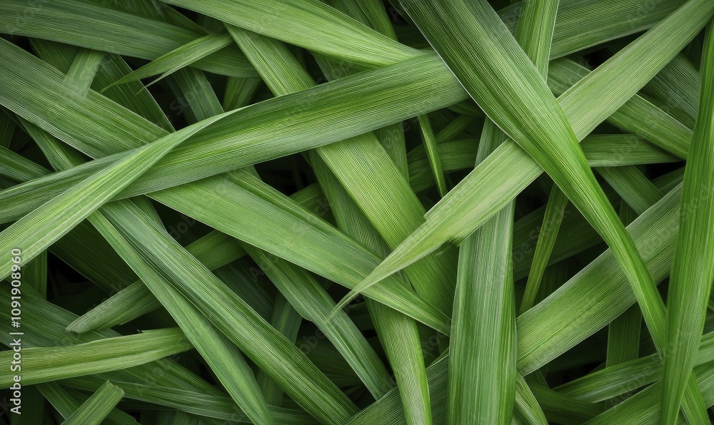 Obraz premium Microbial contamination on woven grass, exhibiting consistent texture and flow characteristics.