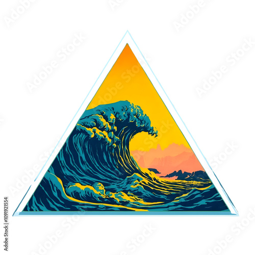 Wave Sticker