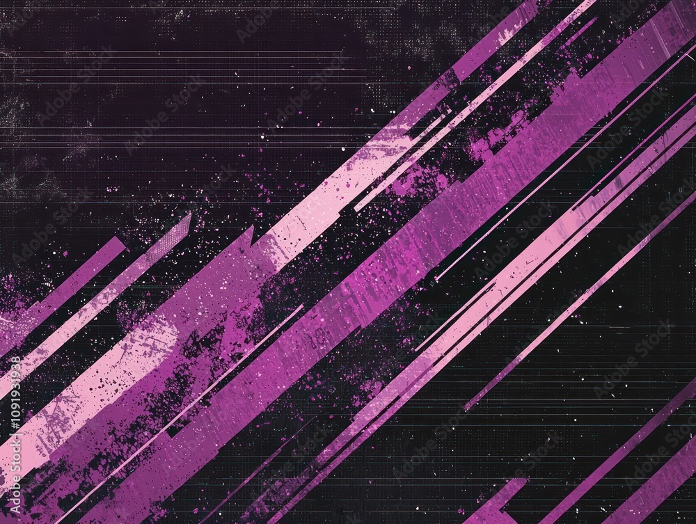 Dark purple geometric grunge stripes in retro tech background Dark purple geometric grunge stripes in retro tech background