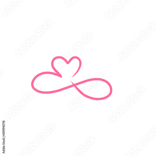 infinite heart shape