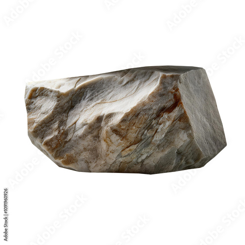Marble Stone, Front View, Transparent Background Image