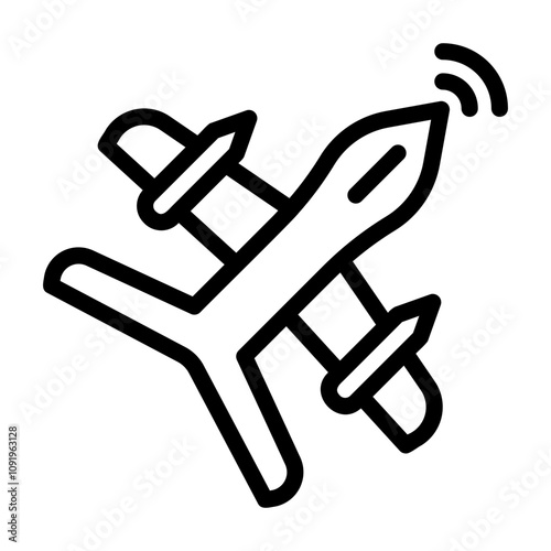 drone Line Icon