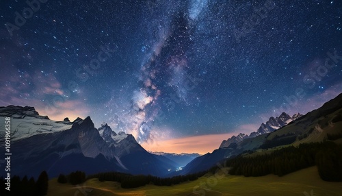 sunrise in the mountains