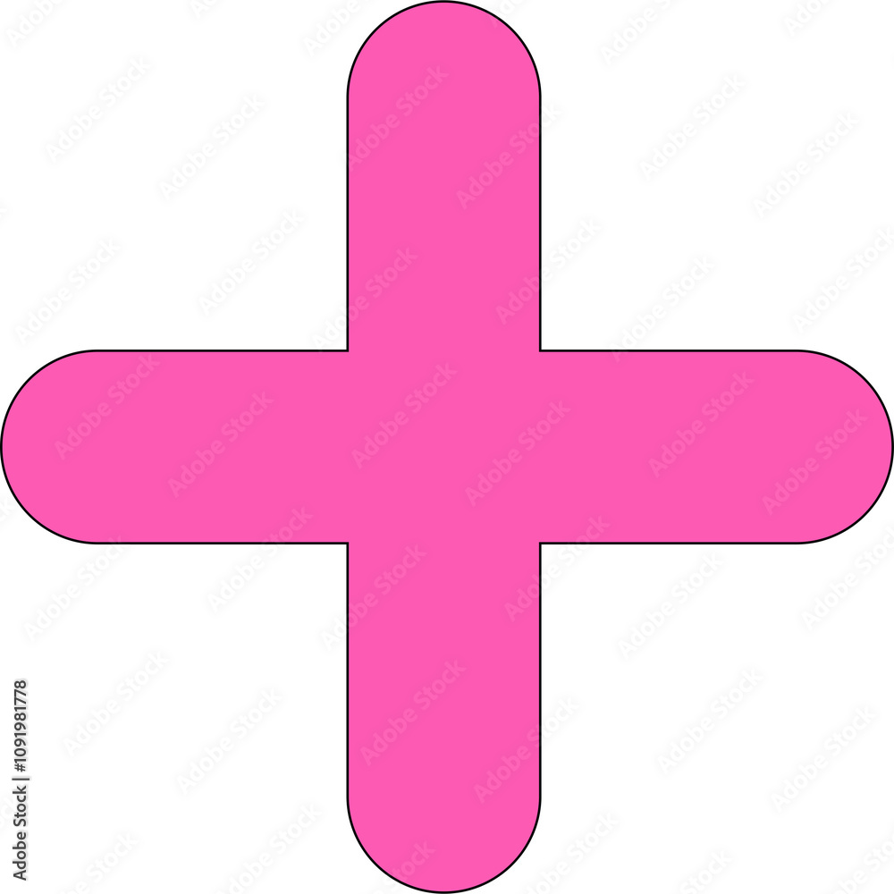 Obraz premium Abstract shape illustration