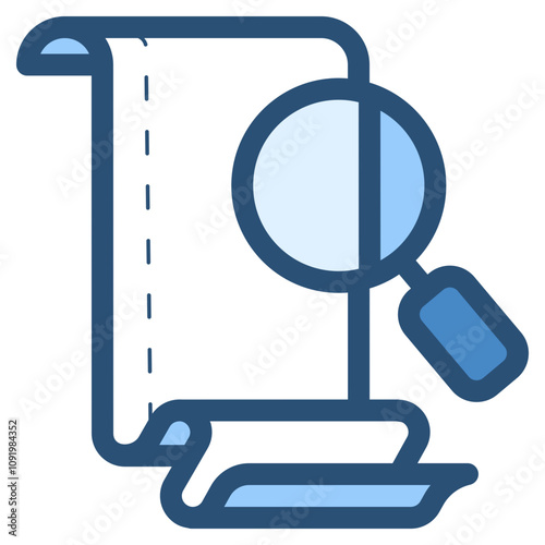 purchase receipt audit inspection icon