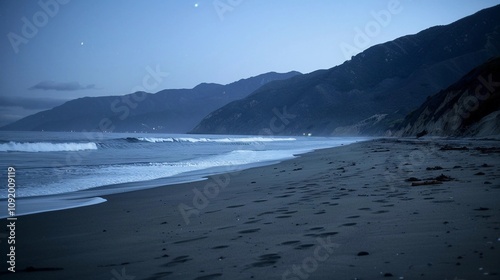 beautiful beach with a quiet atmosphere