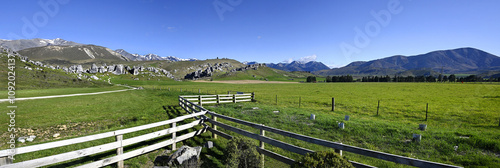 Fences, Paddocks & Rocks, Castle Hill Panorama photo