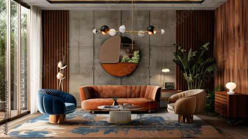 minimalist interior design style futuristic home office sleek furniture state of the art technology
