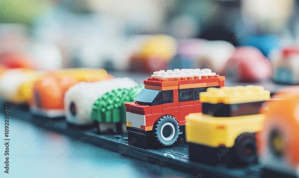 Building a Colorful Car with Toy Blocks Creative Fun Building a Colorful Car with Toy Blocks Creative Fun