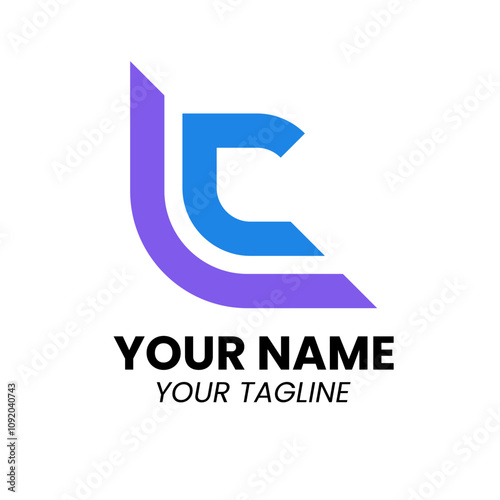Free Download lc logo design minimalist modern  - GFXLoad