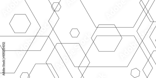 Abstract elegant background line texture. Abstract geometric overlapping hexagon pattern abstract futuristic background design. poster, banner, art, wallpaper data concept. vector illustration.