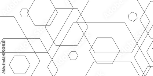 Abstract elegant background line texture. Abstract geometric overlapping hexagon pattern abstract futuristic background design. poster, banner, art, wallpaper data concept. vector illustration.