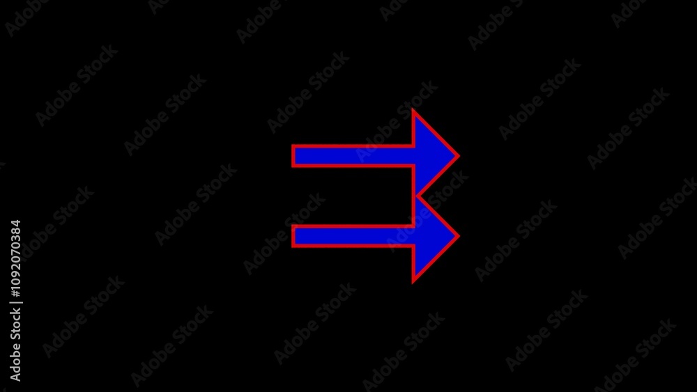 blue glowing arrow blue glowing arrow