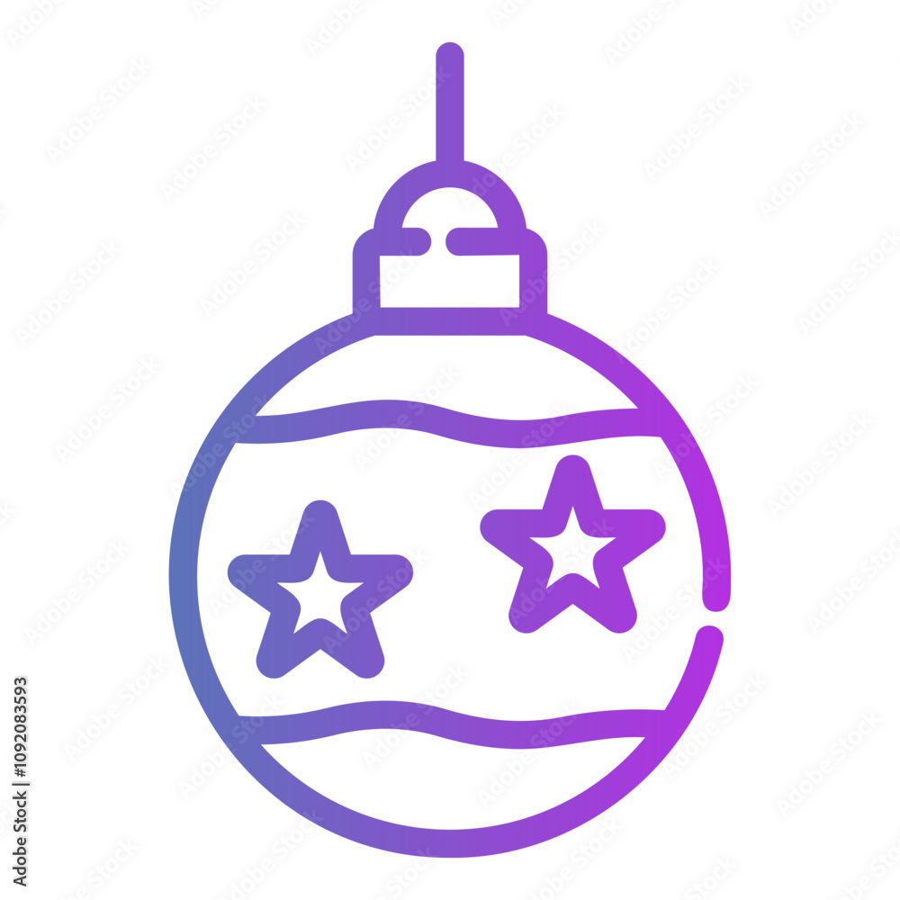 Obraz premium bauble Gradient icon