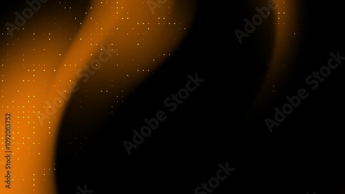 Dark Orange Gradient Dots Animation Background, Ideal for Motion Graphics, Corporate Videos, and Digital Ads