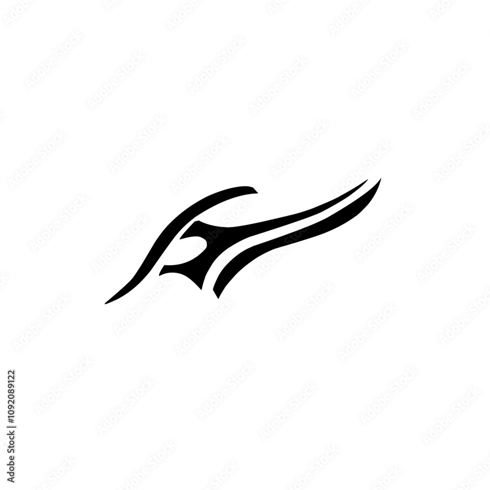 Fototapeta premium tribal tattoo design style