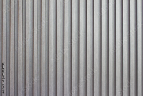 Panorama of New White vintage wooden wall texture and background seamless or a white wooden fence