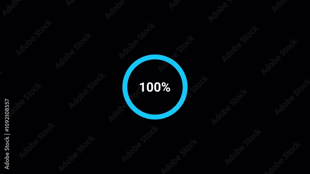 Circle Loading animation from 0 to 100 with transparent background, Animated circle loading from 0 to 100 increasing percentage with alpha channel, Circle loading video
Circle Loading animation from 0 to 100 with transparent background, Animated circle loading from 0 to 100 increasing percentage with alpha channel, Circle loading video
