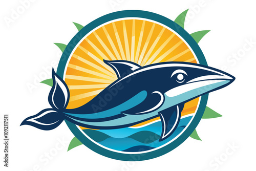 Whale And Sun Logo