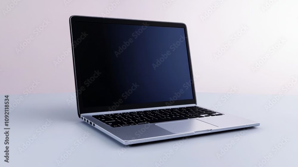 3D laptop on white background 3D laptop on white background