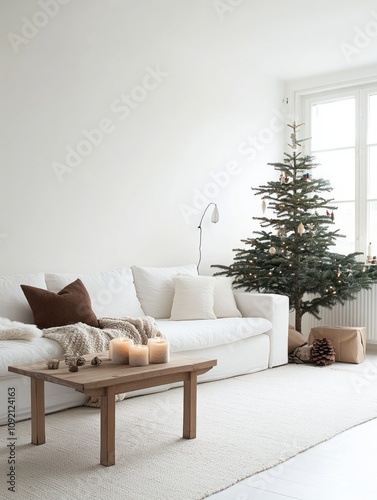 Minimalist Christmas Living...