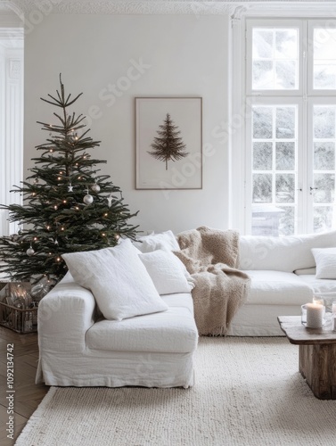 Minimalist Christmas Living...