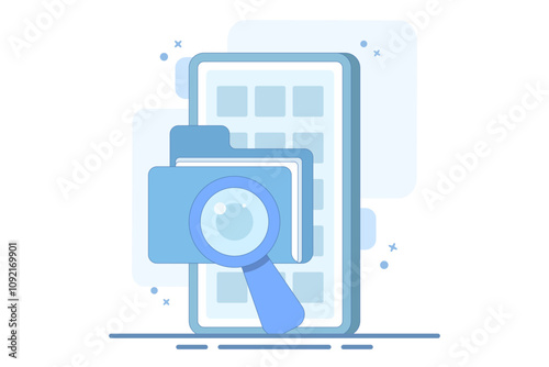 Concept Scan or examine folder documents, investigate document archive review, online analysis, reports or documents, examine legal documents, find or search file archive documents.