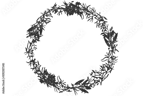 自然の草花のナチュラル背景素材