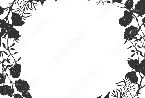 自然の草花のナチュラル背景素材