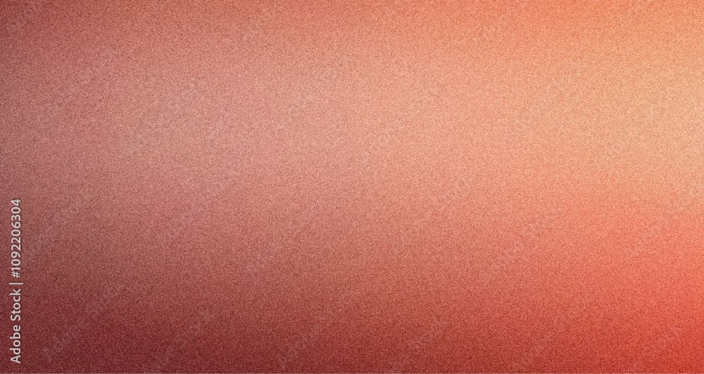 Fototapeta premium Grainy background Coral to Chocolate abstract gradient noise texture