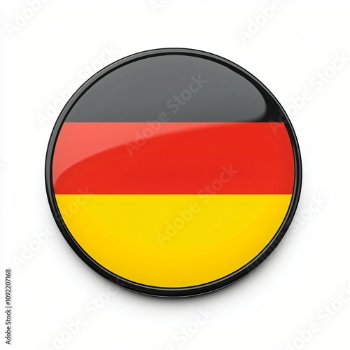 German Flag Badge Round Button Black Border National Symbol Free Download German Flag Badge Round Button Black Border National Symbol - GFXLoad