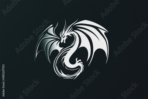 dragon totem, symbol and graphic design