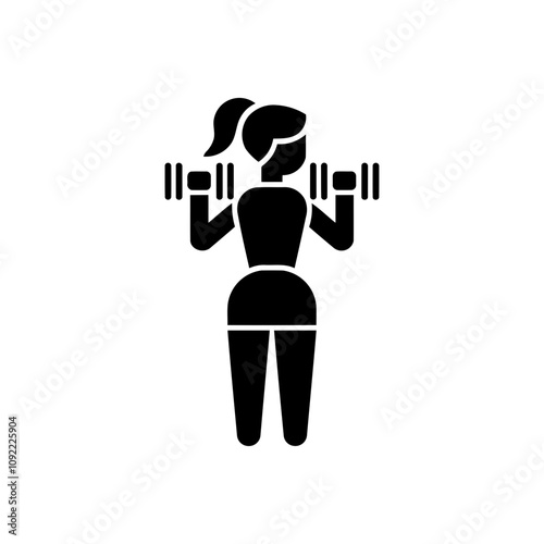 Fitness Weightlifting Icon