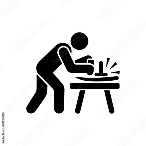 Wood Hammering Icon