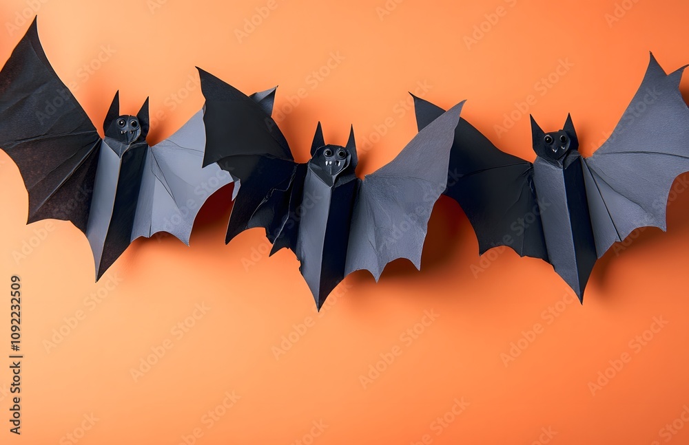 Fototapeta premium halloween background with bats