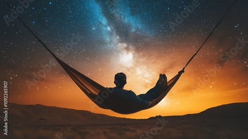 Starry Night Desert Hammock...