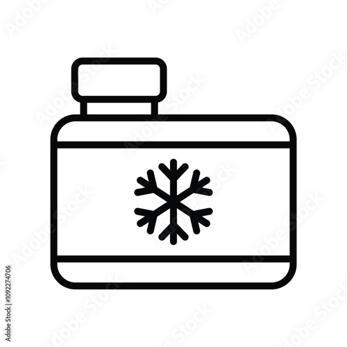 engine coolant icon vector design template simple and clean