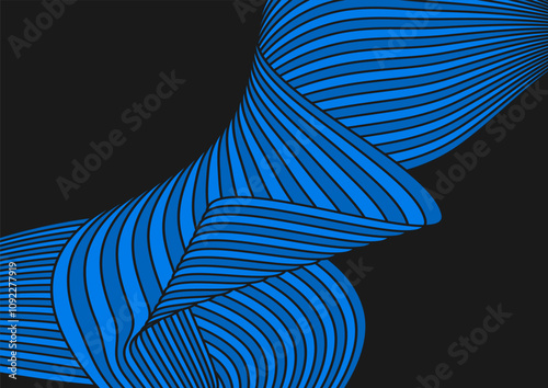 A pattern of wavy lines. Luxurious abstract background. Interior design, wallpaper, textures, textiles. The option of packaging, banners and creative design ideas