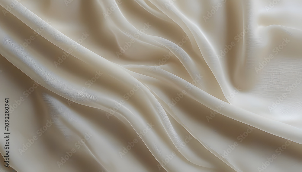 Obraz premium Delicate sheer silk fabric texture