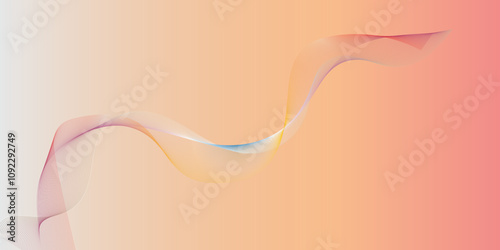 A colorfull webline and valleys is featured 
in an abstract background illustration 


