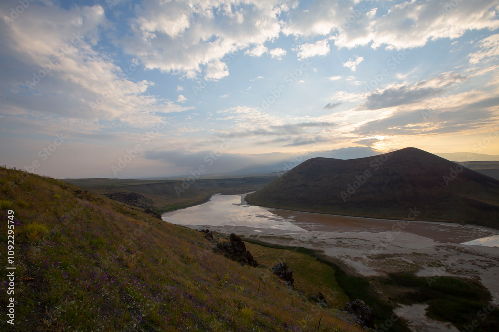 Meke Lake is located 7 km southeast of Karapınar city center. Meke Lake is located 7 km southeast of Karapınar city center.