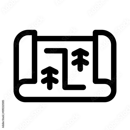 Trail Map Icon