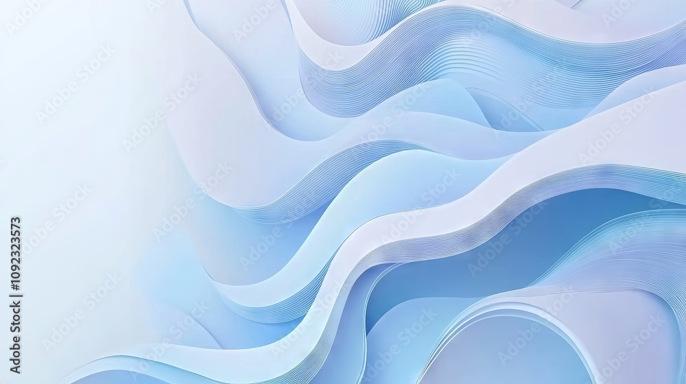Modern clean abstract soft blue pastel background for website banner and landing page design