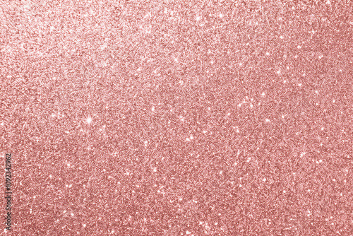 sparkle rose gold glitter texture and background. pink glitter.